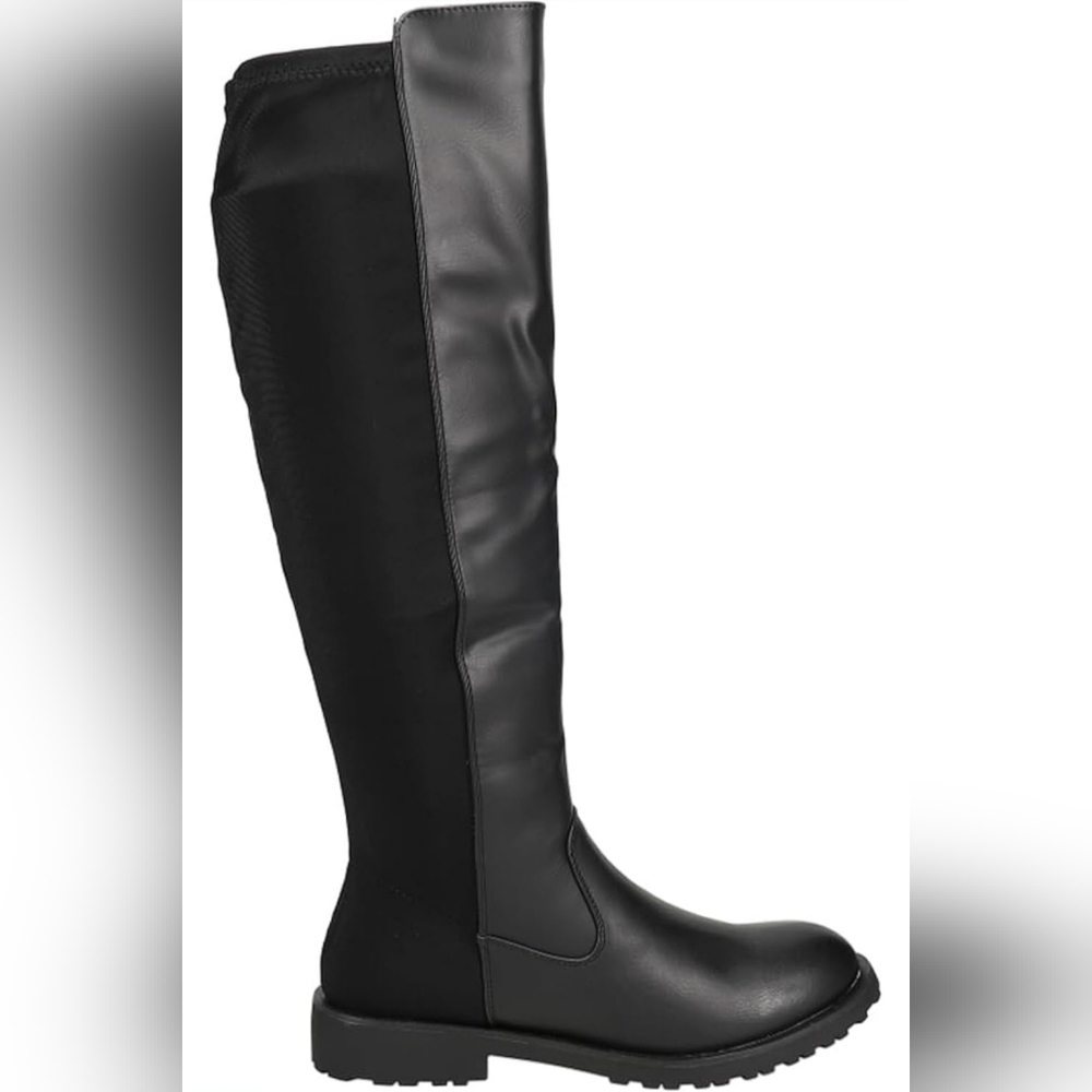 Mia Black Womens Talli Tall Zip Up Knee-High Boots US 6.5 New